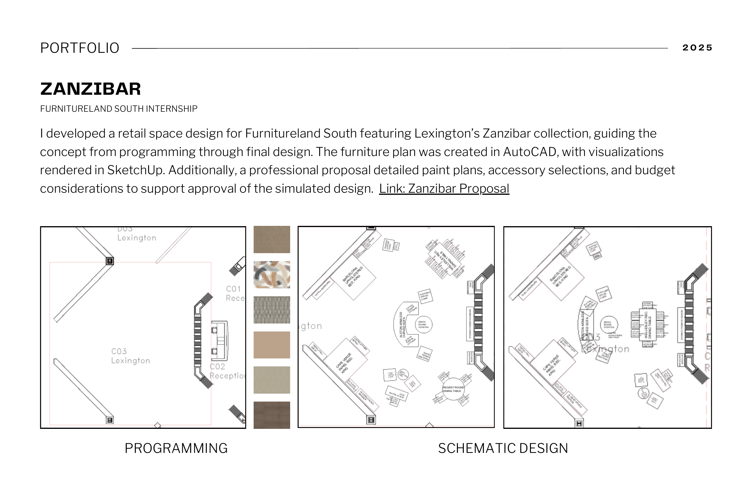 Zanzibar — Furnitureland South retail design